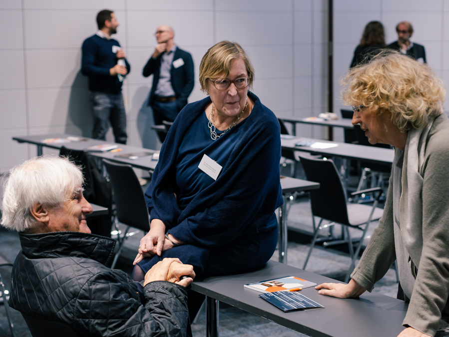 Julius Schoeps im Gespräch mit Elke-Vera Kotowski und Kerstin Schoor © Ole Witt