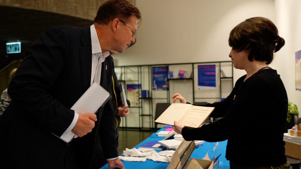 Steffen Seibert und Bettina Farack. Foto: Arije de Haas