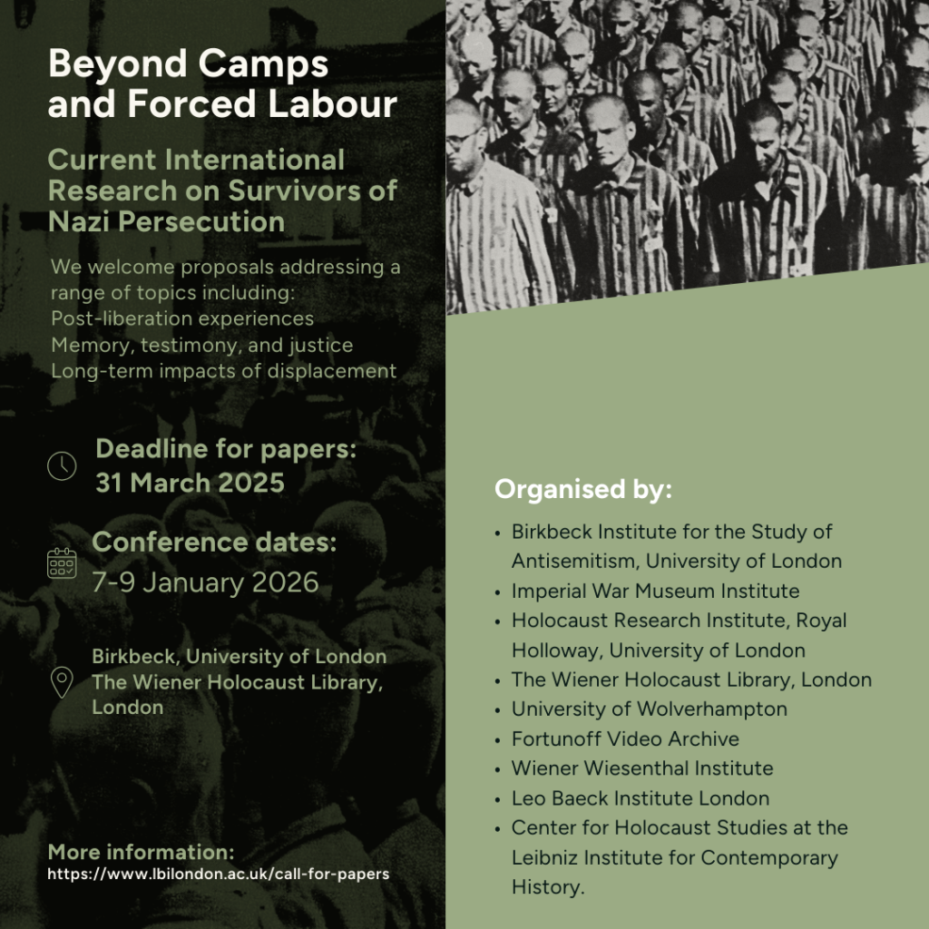 Beyond Camps and Forced Labour. Foto: LBI London.