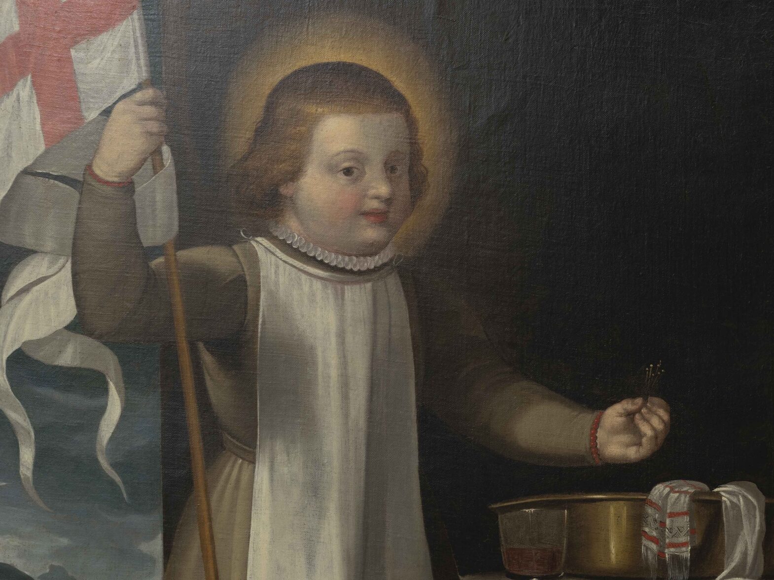 Painting of Simon of Trent. Simon (Simeon; 1472–1475) was a boy from the Tyrolian city of Trient (Trent; Trento, Italy), whose dead body was discovered, and his death was blamed on the local Jewish community. LBI Art & Objects Collection, Magda Teter Research Collection.